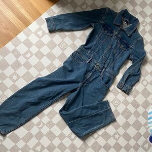 Levi’s Lily Aldridge Denim Jumpsuit XS